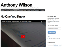 Tablet Screenshot of anthonywilsonpoetry.com